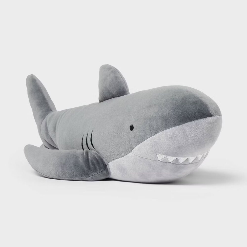 New! Target Pillowfort Shark sensory weighted plush NWT